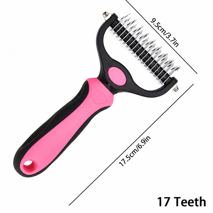 🐾 Professional Deshedding Tool for Dogs & Cats – Gentle, Efficient & Fur-Free Home ✨💖（Big Sale）