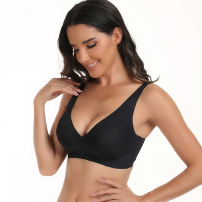 6Clinclii Women Jelly Bra Plus Size Supportive Seamless Bras