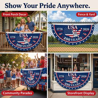The 1776-2026 Legacy Banner: 100% Veteran-Handcrafted 250th Anniversary Heritage Flag（Big Sale）