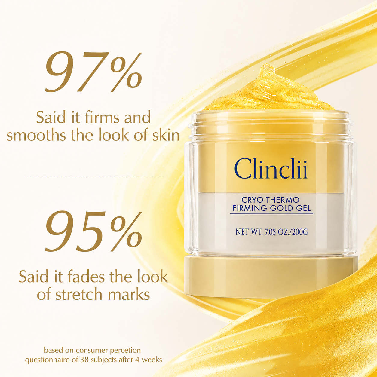15-Day Fast-Acting Anti Cellulite Sculpting & Tightening Burn Gold Massage Cream（Big Sale）