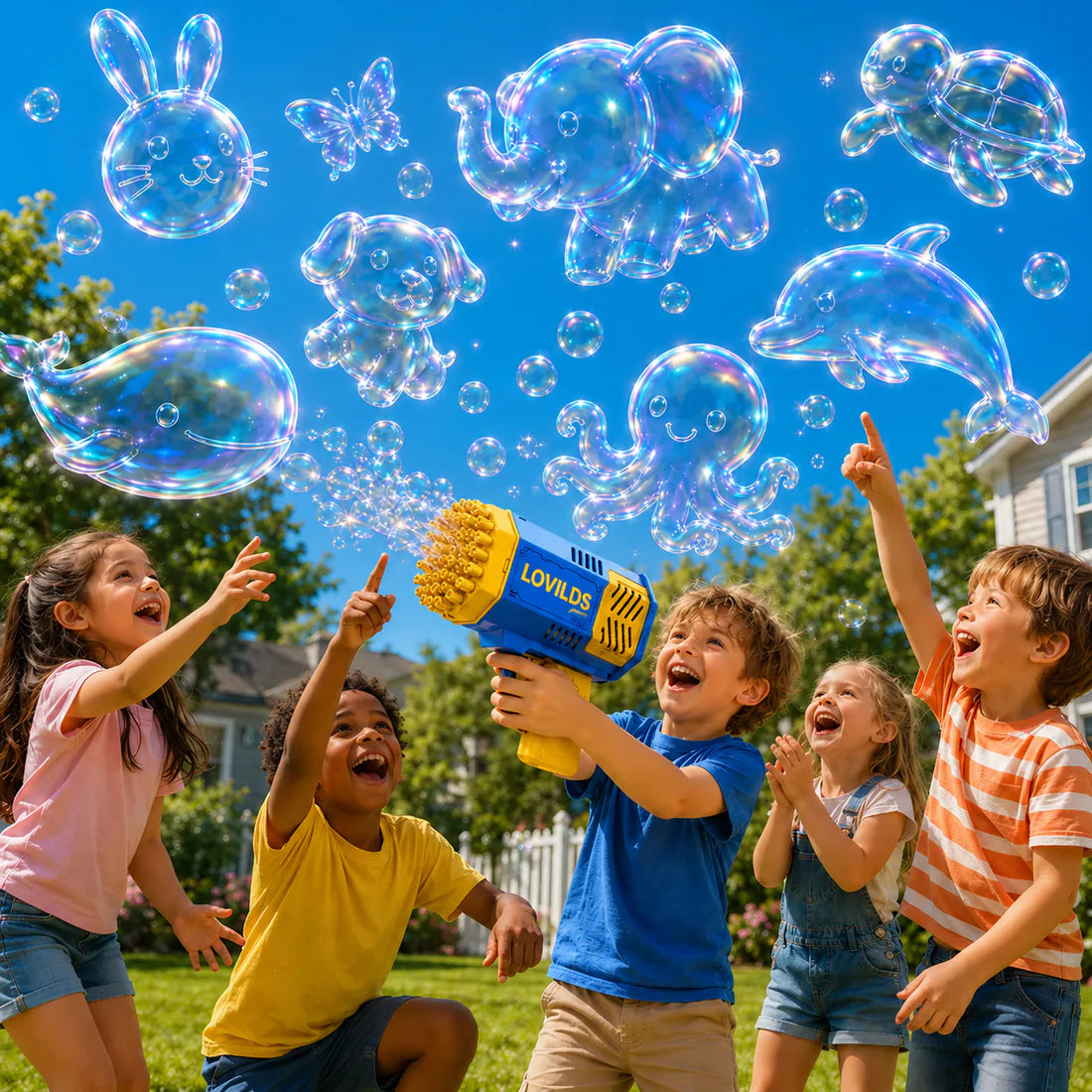 LOVILDS 3D Bubble Concentrate Animal &Ocean Fantasy Theme（Big Sale）