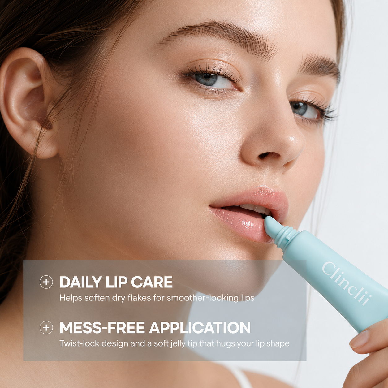 Clinclii™Soothing Prep Lip Mask | Cooling peel-off lip mask for smoother lip prep and a hydrated feel Flawless Flawless