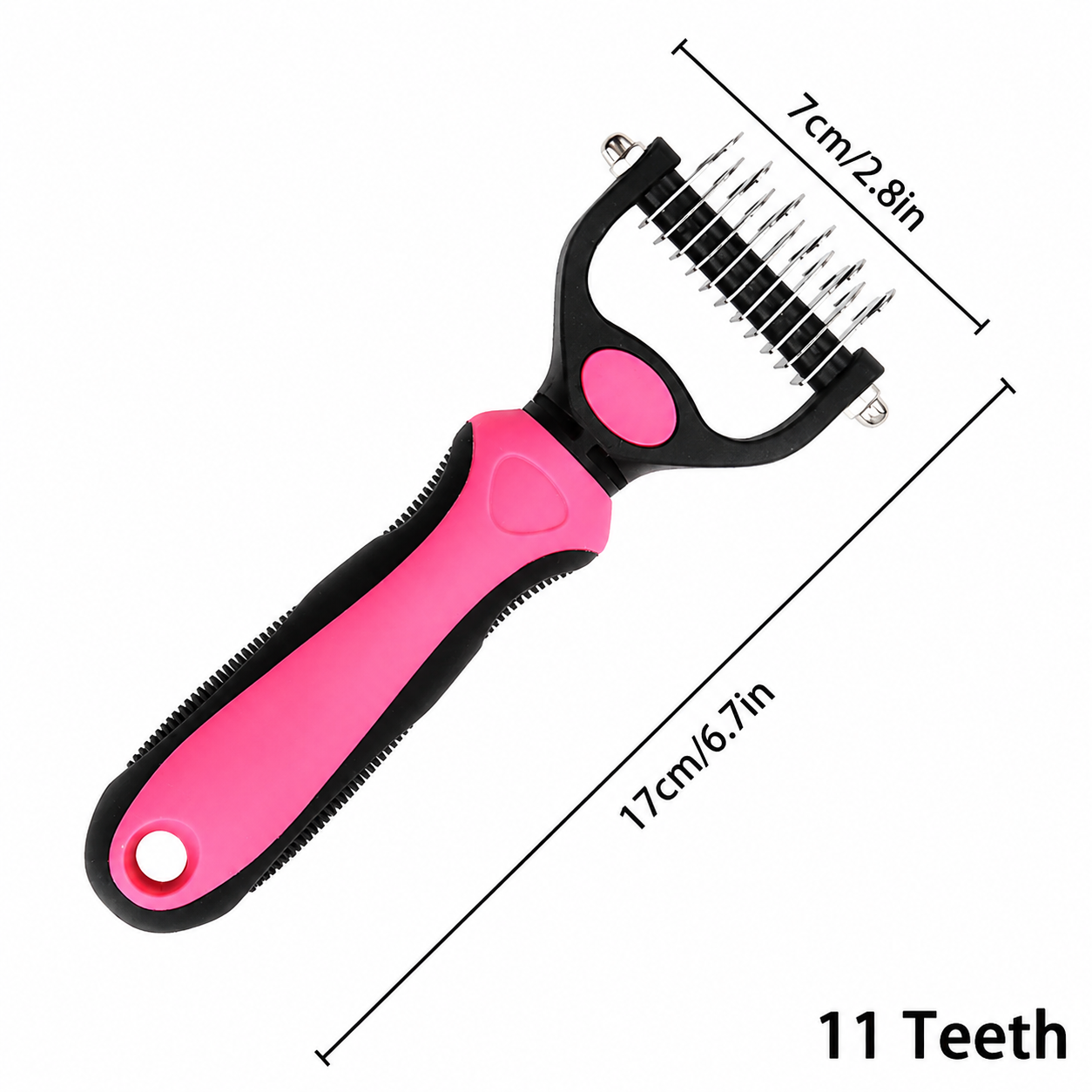 🐾 Professional Deshedding Tool for Dogs & Cats – Gentle, Efficient & Fur-Free Home ✨💖（Big Sale）