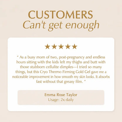15-Day Fast-Acting Anti Cellulite Sculpting & Tightening Burn Gold Massage Cream（Big Sale）