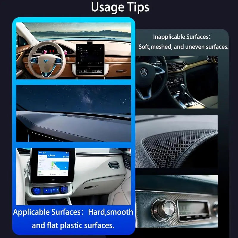 Vacuum Magnetic Car Phone Holder