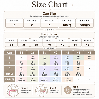 6Clinclii Women Jelly Bra Plus Size Supportive Seamless Bras