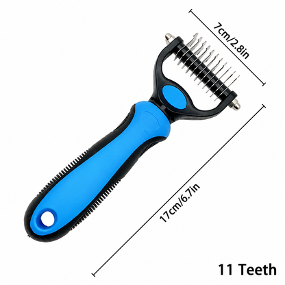 🐾 Professional Deshedding Tool for Dogs & Cats – Gentle, Efficient & Fur-Free Home ✨💖（Big Sale）