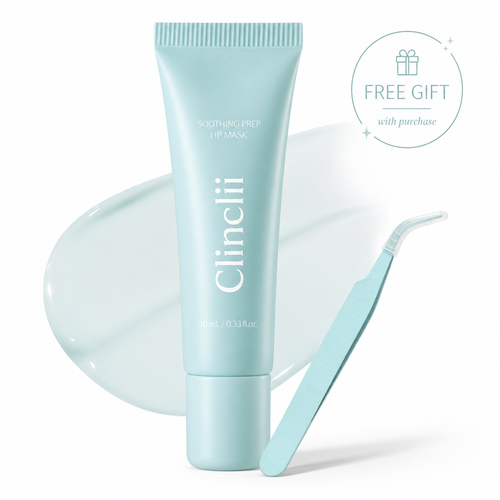 Clinclii™Soothing Prep Lip Mask | Cooling peel-off lip mask for smoother lip prep and a hydrated feel Flawless Flawless