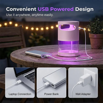 🦟🔥LAST DAY SALE 56% OFF-Mosquito Killer Lamp – quiet, USB, chemical-free. 50K+ sold! 🔇🌙