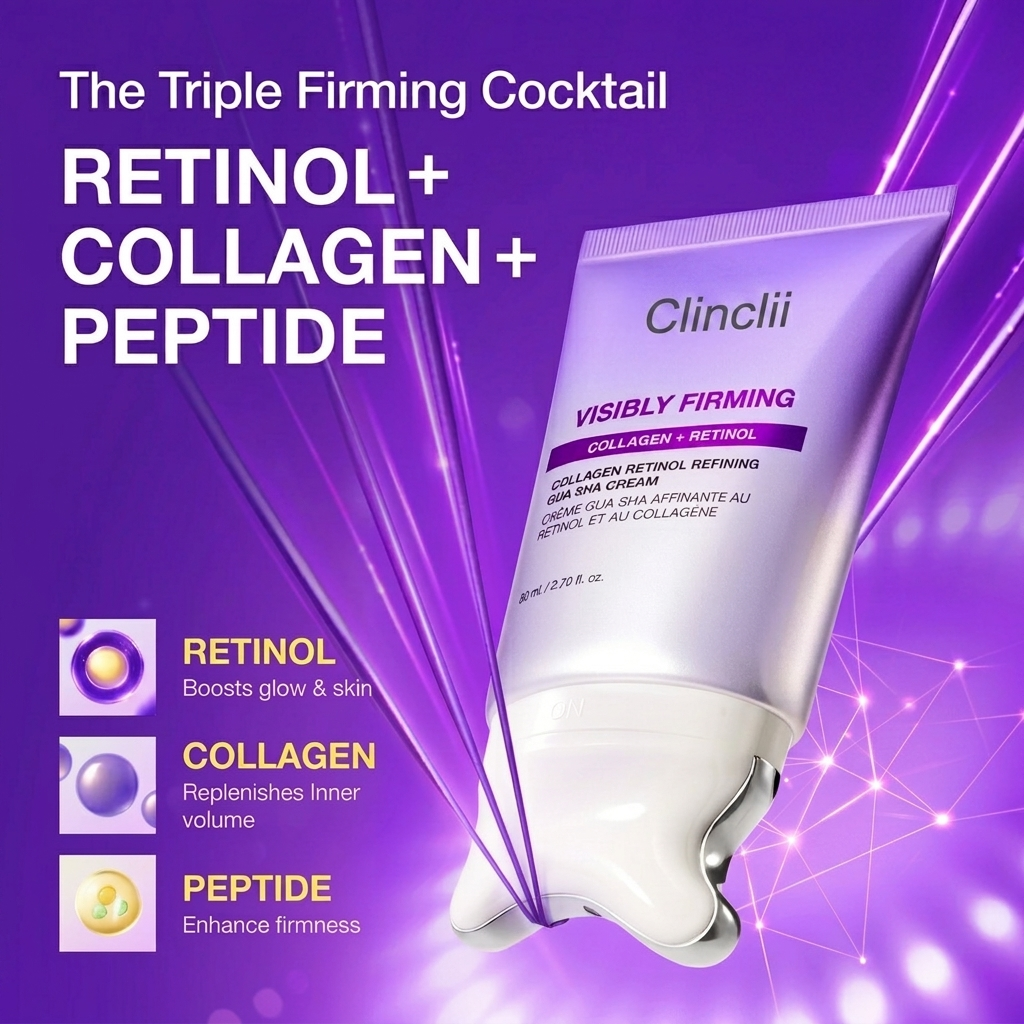 Clinclii™2-in-1 Collagen Refining Guasha Lifting Cream